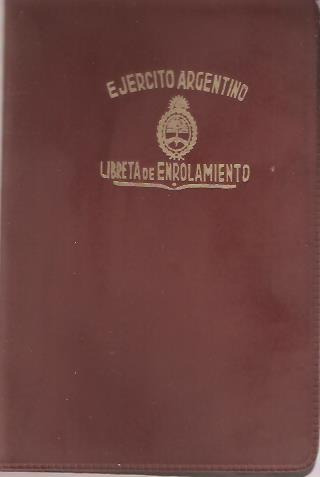 Portadocumentos Ejercito Argentino Libreta De Enrolamiento