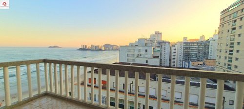 Imagem 1 de 19 de Praia Das Pitangueiras, Guarujá, Frente Para O Mar, 3 Dormitórios (1suíte), Sala Para 2 Ambientes, Vista Panorâmica Par O Mar, 1 Vaga De Garagem - Ap05392 - 68582077