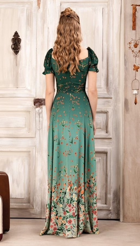 vestido antix verde