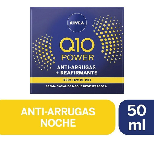 Crema Facial Antiarrugas Noche Q10 Power | Nivea | 50ml