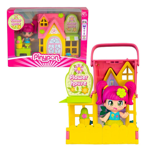 Pinypon Mini Casa Casita + Figura Muñeca Y Accesorios