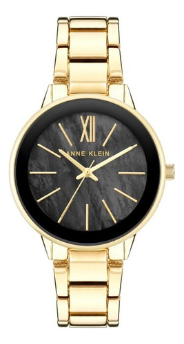 Reloj Anne Klein Mujer Dorado/negro Ak/3750bmgb