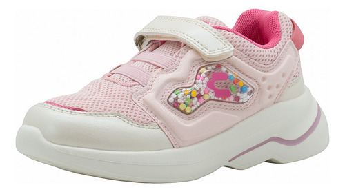 Tenis Charly Para Niña Ajuste Contactel Color Rosa