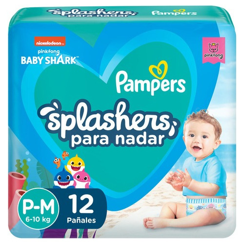 Pañales Para El Agua Pampers Splashers Pequeño/ Mediano