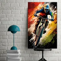 Comprar Cuadro Deportes Deportes Bici Mountain Bike (80x50 Cm)