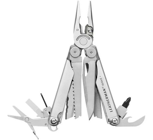 Imagen 2 de 7 de Pinza Multifuncion Leatherman Wave + Plus 17 Funciones