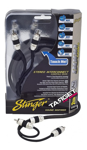 Cable Rca 2 Canales 5,2 Metros Stinger Serie 8000 - Si8217