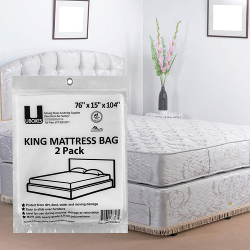 Fundas De Poliéster Para Colchón King 193 X 38 X 265 Cm 2 Un