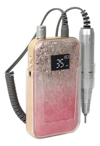 New Pink Gradient Professional Portable 35000 Rpm Taladro