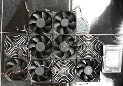 Coolers Ventiladores 12cmts 120mmts 12voltios Varias Marcas