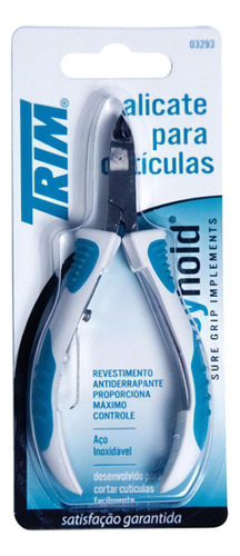 Cortador de unhas ponta curva Trim Alicate Para Cutículas TRim 03293 10cm