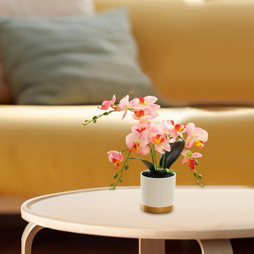 En Macetas De Flores Artificiales, Centros De Mesa Con