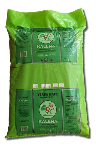 Yerba Mate Kalena Molida Barbacuá Sin Tacc Bolsa X 10 Kg