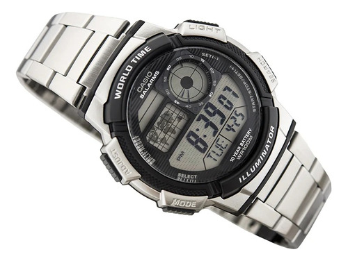 Reloj Casio World Time Ae-1000wd-1bvcf 100% Original Y Nuevo