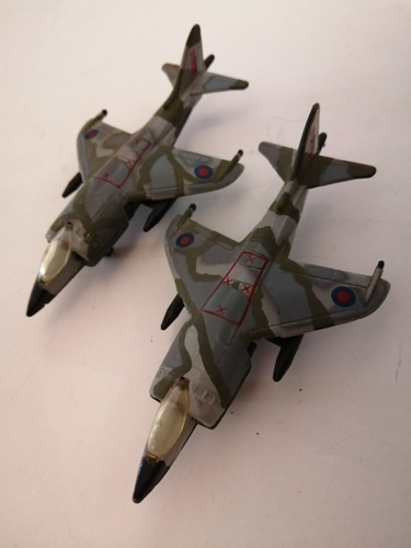 Machbox Lindsey Lote  2 Aviones Av8 Harrier Metalicos 1/144
