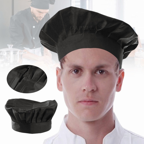 Gorros De Chef Respirable Cómodo Ajustables Elásticos Unisex