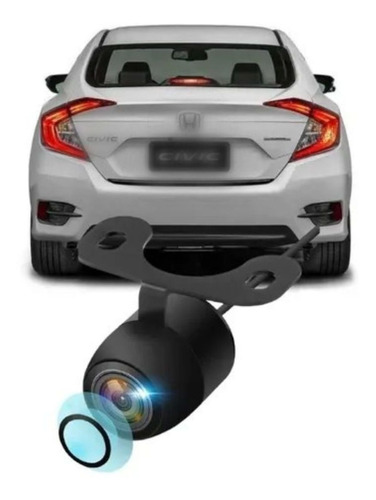Mini Camera Estacionamento Automotivo Honda Civic 2016 2019