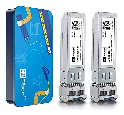 2 Pack Mdulos 10gb Y Cable De Fibra Lc De 20m Os2