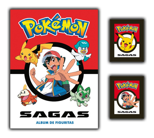 Album Pokemon Sagas: Pack Album + 40 Sobres - Original