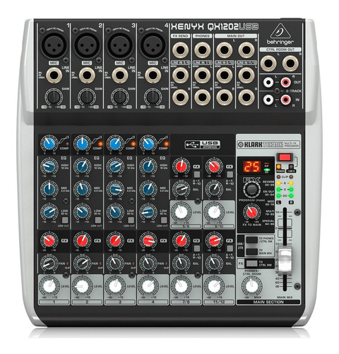 Consola Behringer Xenyx Qx1202usb  4 Ch Mono + 4 St + Usb Fx