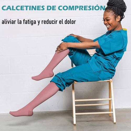 Calcetines De Compresión Para Mujeres Y Hombres, 8 Pares