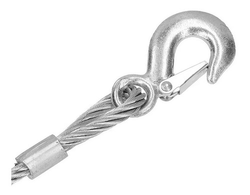 Imagen 5 de 11 de Linga De Remolque Con Cable De Acero 3 Toneladas 3.5 Metros