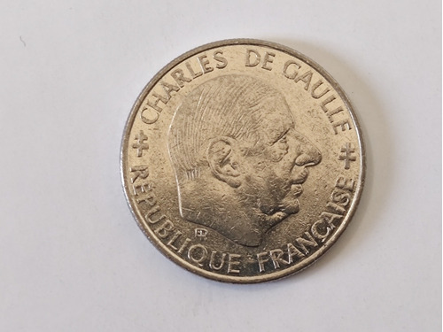 Moneda Francia 1 Francs 1996 C. Gaulle(x265