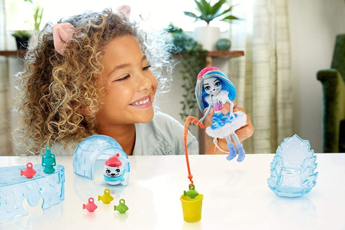 Enchantimals Pesca De Hielo Iglú Con Sashay Seal Y Blubber