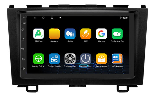 Multimídia Uppertech Carpad X Pro Crv 2007 A 2011 2+64gb 7p