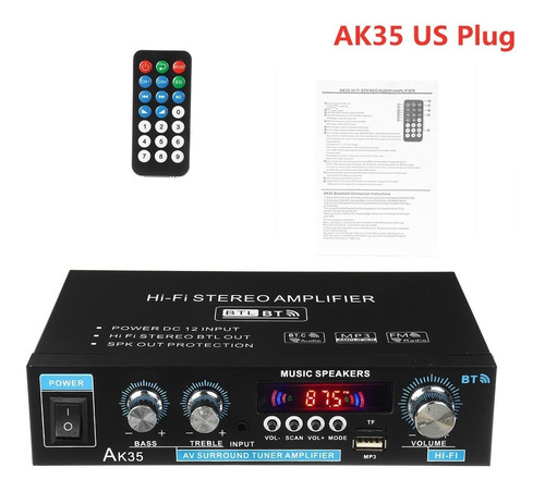 Automóvil De 2 Canales Amplificador De Audio Para Auto/casa