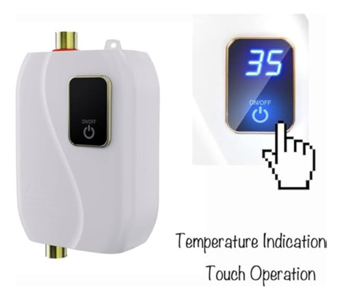 Calentador Agua Sin Tanque Debajo Del Fregadero, 3000w 110v