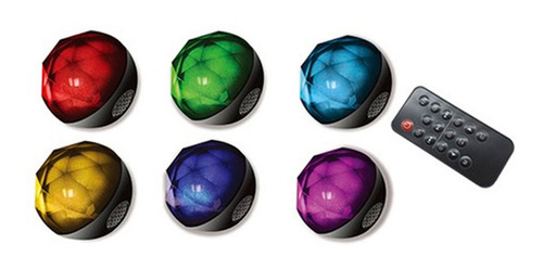 Parlantes Bluetooth Con Luces Spg-002 Gtc Esfera