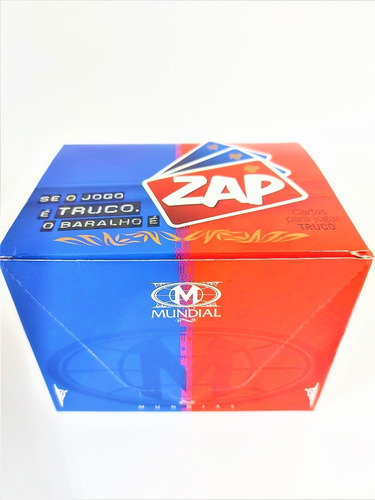 Baralho Mundial Zap42 Cartas P/ Truco 4 Cx C/ 12 Jogos Cada