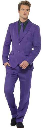 Smiffys - Traje Morado Para Hombre, Tallas Para Adultos, Mor