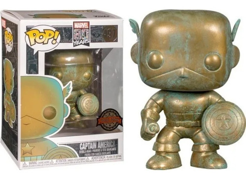 Funko Pop Capitán América Marvel 80 Years