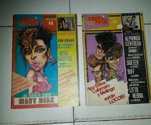 Revistas Canta Rock/toco Y Canto (Usado)