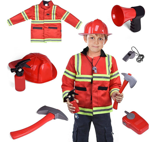 Juego De Bombero Para Niños, Disfraz De Bombero, Juego...