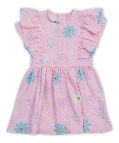 Vestido Rosado Bubblegummers Johana Niña