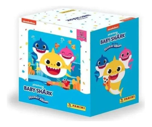 Baby Shark Caja 50 Boxset Panini Estampas Coleccionables