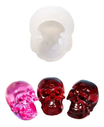 Molde Mini Calavera Individual 3d