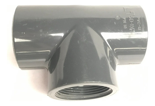 Tee De Pvc Mixta 50mm X 1,5 Pulgadas Rosca H Pegamento X 3un