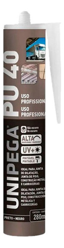 Selante Pu40 Unipega Preto 280ml