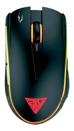 Kit Gamer Gamdias Mouse Zeus E2 Led Mousepad Nyx E1 Color Negro
