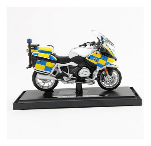 Maisto Bmw R1200 Rt Britain Police 1/18 Modelo Fundido A Tro