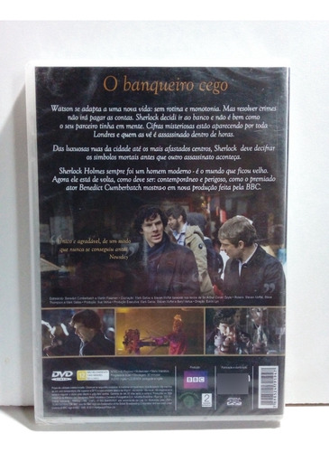 Dvd Sherlock - O Banqueiro Cego - Lacrado - Bbc