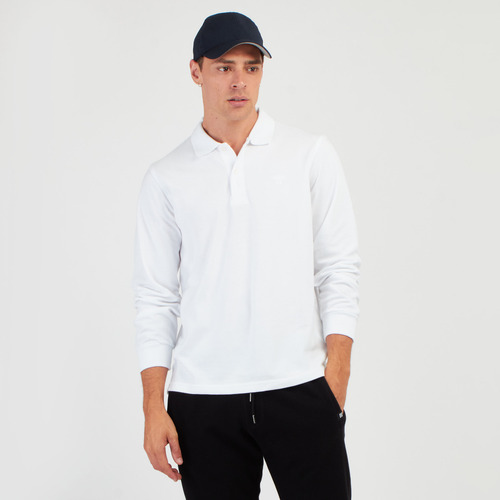 Chomba Hombre Kevingston Casquito Piqué Classic Fit Blanco
