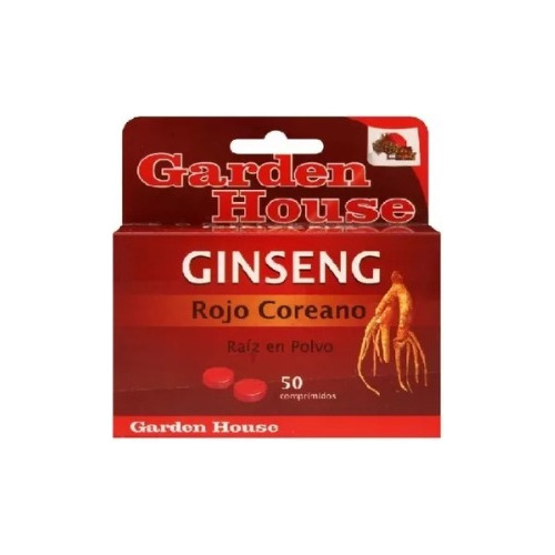 Garden House Ginseng Rojo Coreano Comprimidos X 50 Unidades