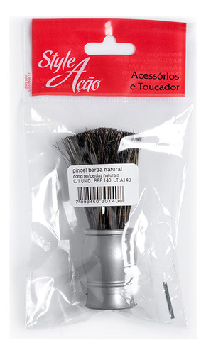 Style E Ação Pincel Para Barba Natural - Barbearia