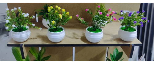 Plantas Decorativas Artificiales 10 Cm Alto.