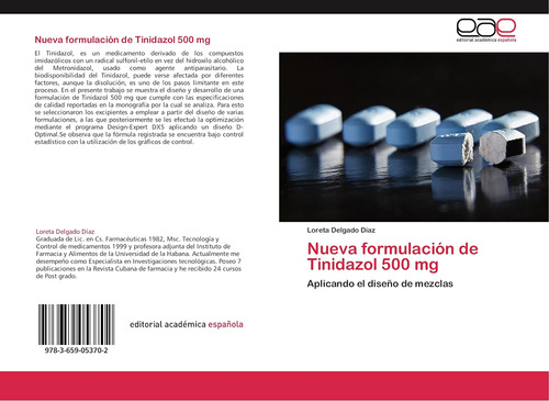 Libro: Nueva Formulación De Tinidazol 500 Mg: Aplicando El D